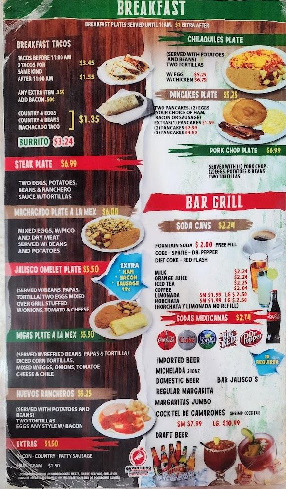 Jalisco's Bar & Grill Breaded Beef
