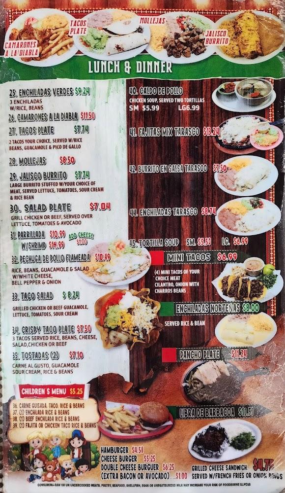 Jalisco's Bar & Grill Menu image 4